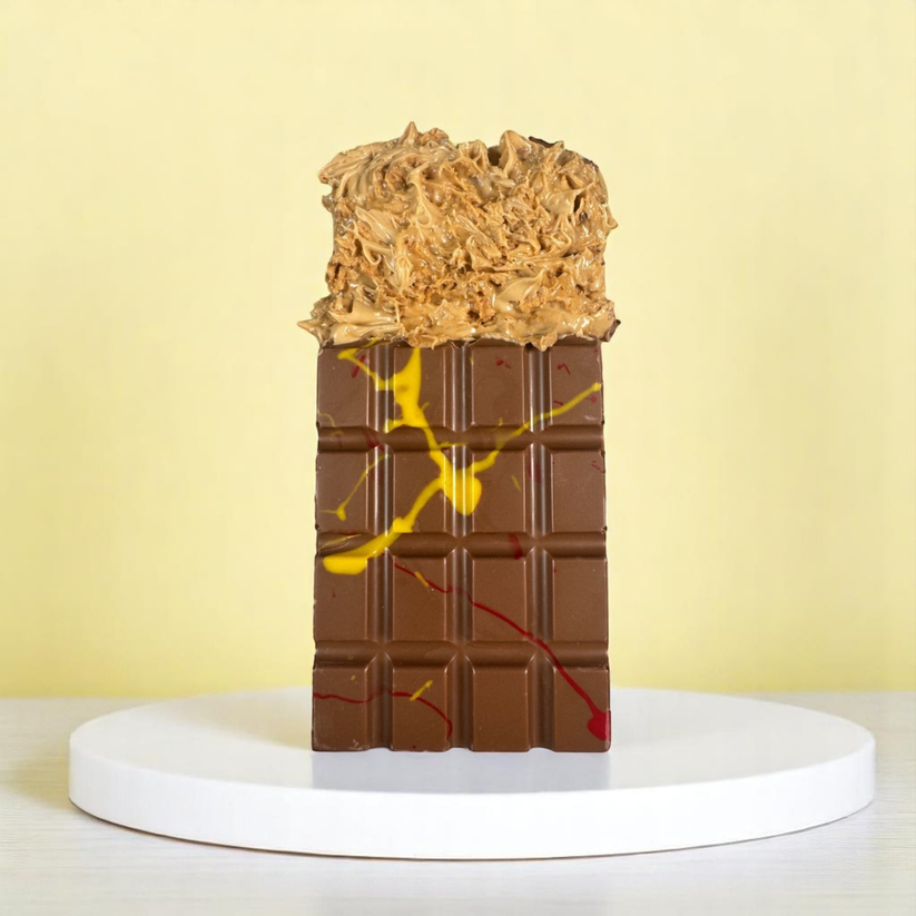 Peanut Butter Bar – Luxe Pindakaas Chocoladereep met Romige Vulling